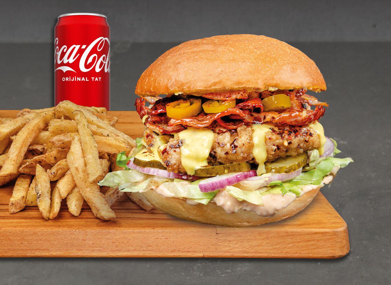 New Spicy Maple Chicken Burger