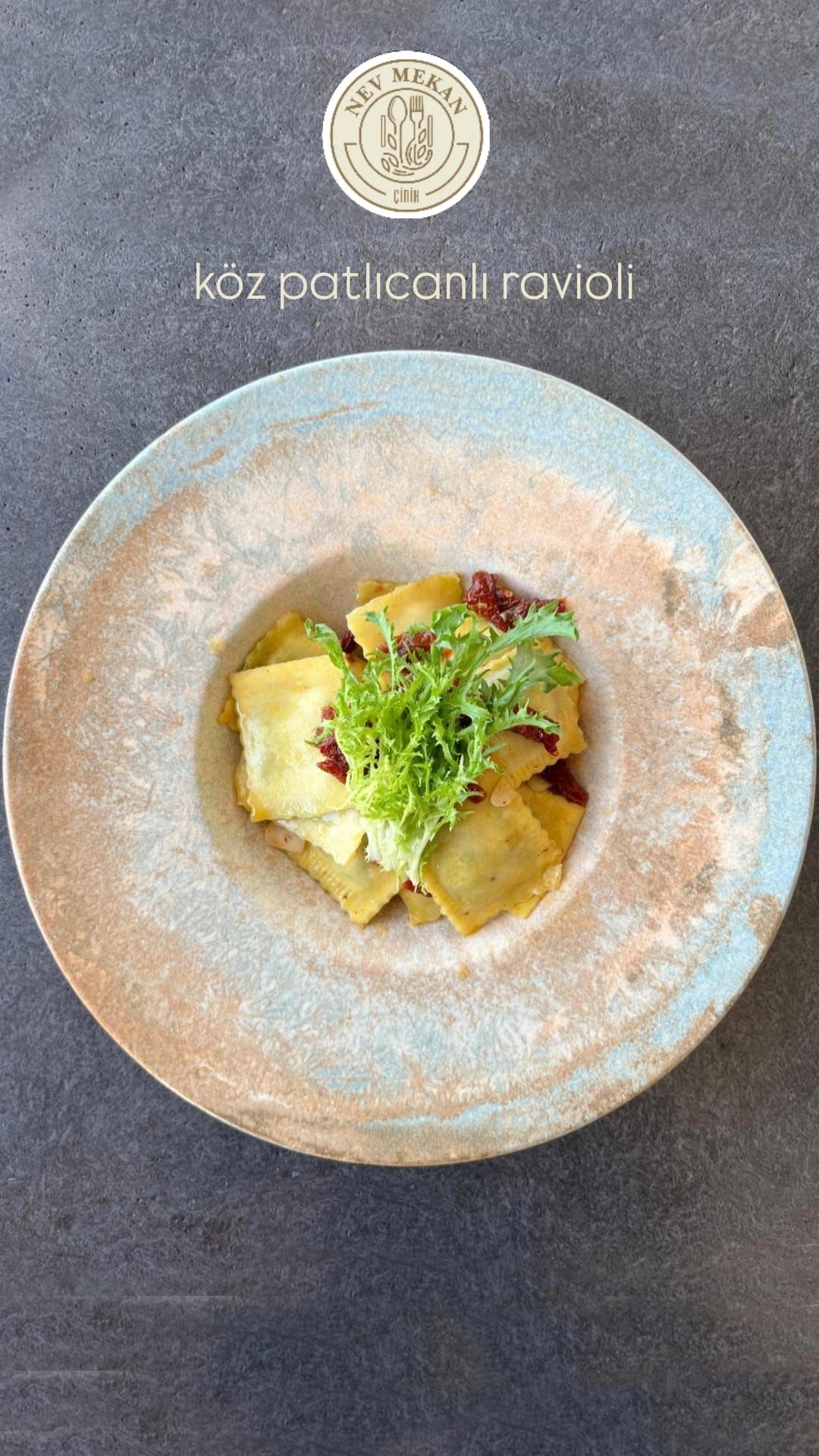 KÖZ PATLICANLI RAVİOLİ