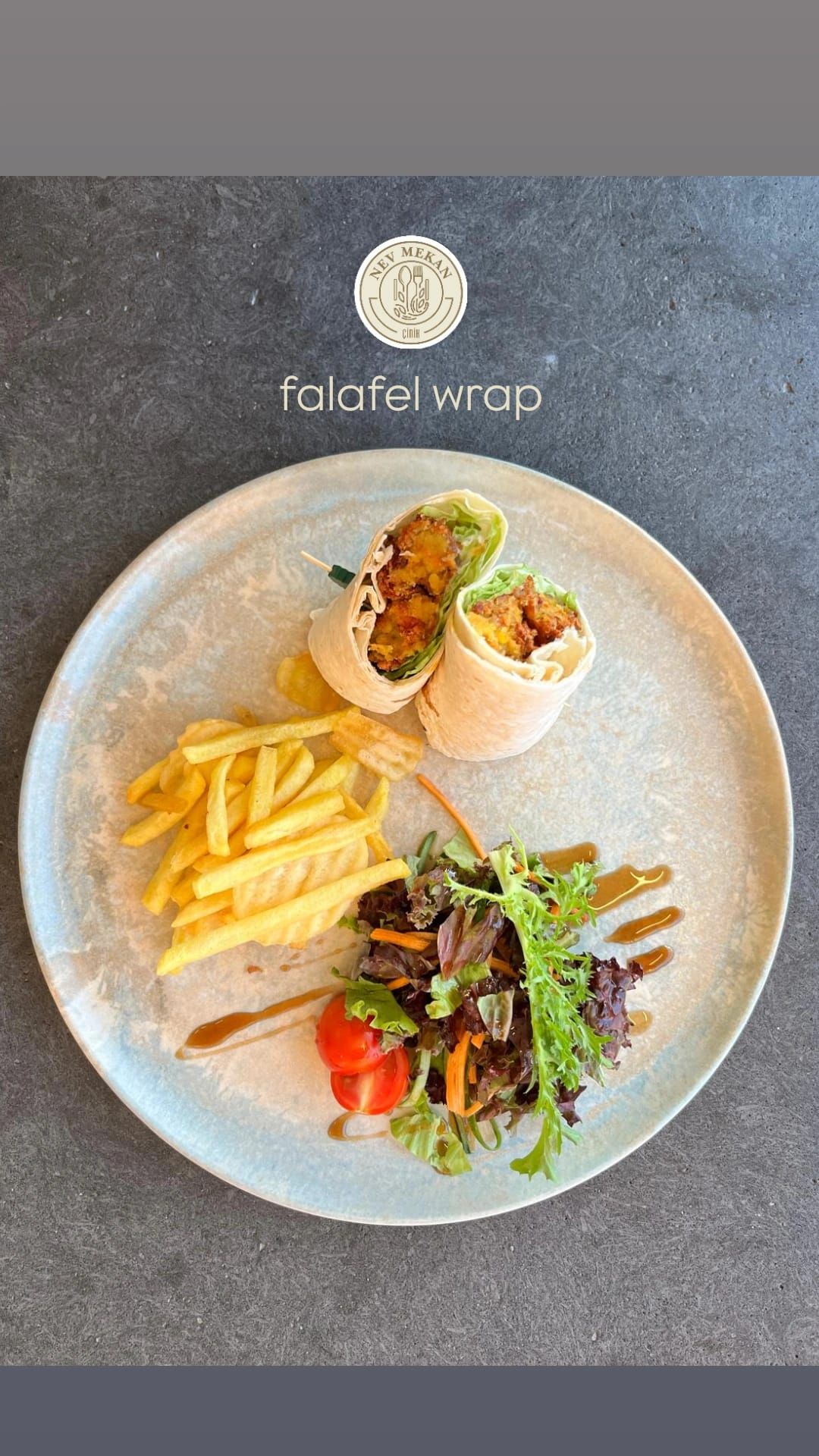 FALAFEL WRAP - FALAFEL KÖFTE MARUL RANCH SOS