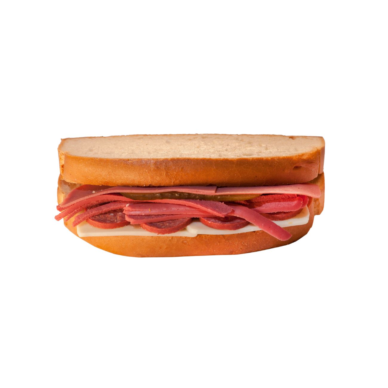 Ayvalık Special Sandviç - Çıtır Ayvalık ekmeği içerisinde dana jambon, özel dana sucuk ve bol et; imza domates sosumuzun eşsiz dokunuşuyla! Yanında ise çeri domates, çengelköy salatalık ve yeşil zeytin ikramı ile.
