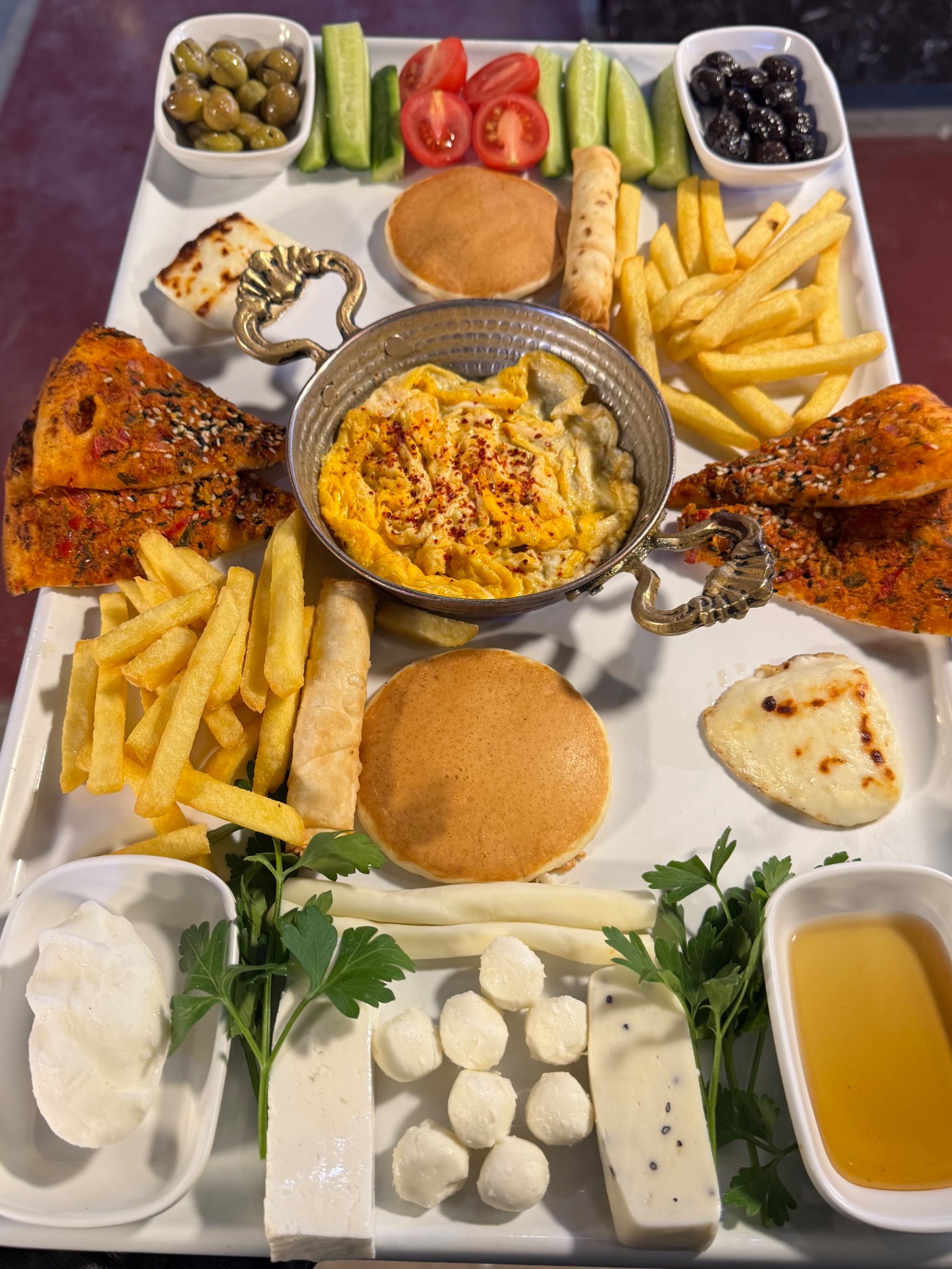 Yetişkin kahvaltı tabağı - 