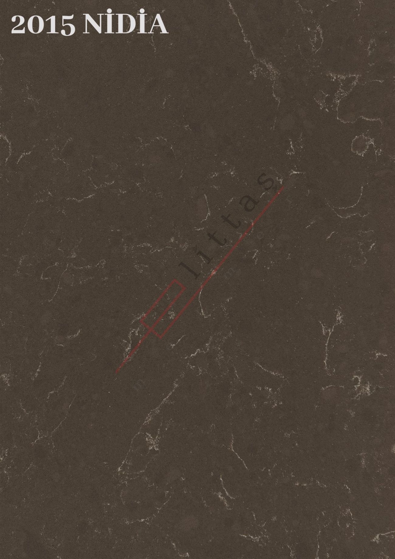 2015 NİDİA - Koyu gri üzeri beyaz damarlı