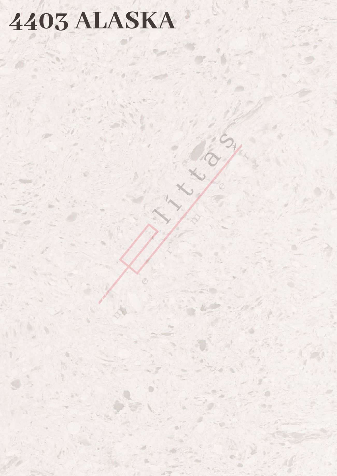 4403 ALASKA - Kristobalit beyaz üzeri beyaz hareli