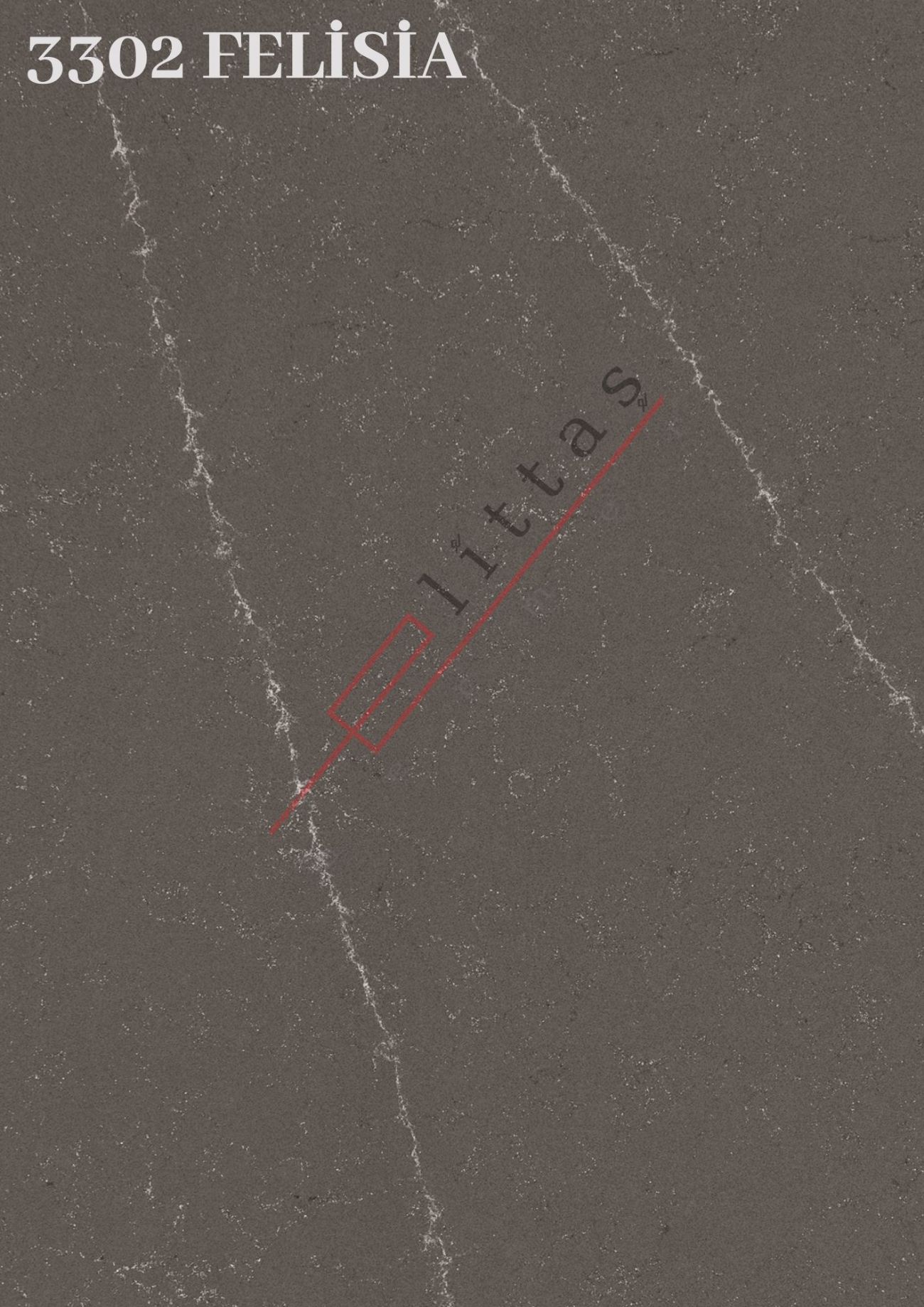 3302 FELİSİA - Füme üzeri beyaz uzun damarlı