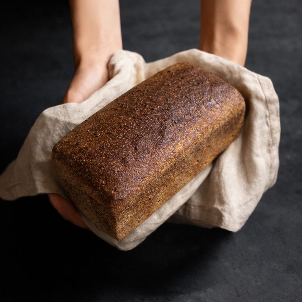 Siyez Ekmeği - Siyez unu, Beyaz Un, Keten Tohumu. 650gr.