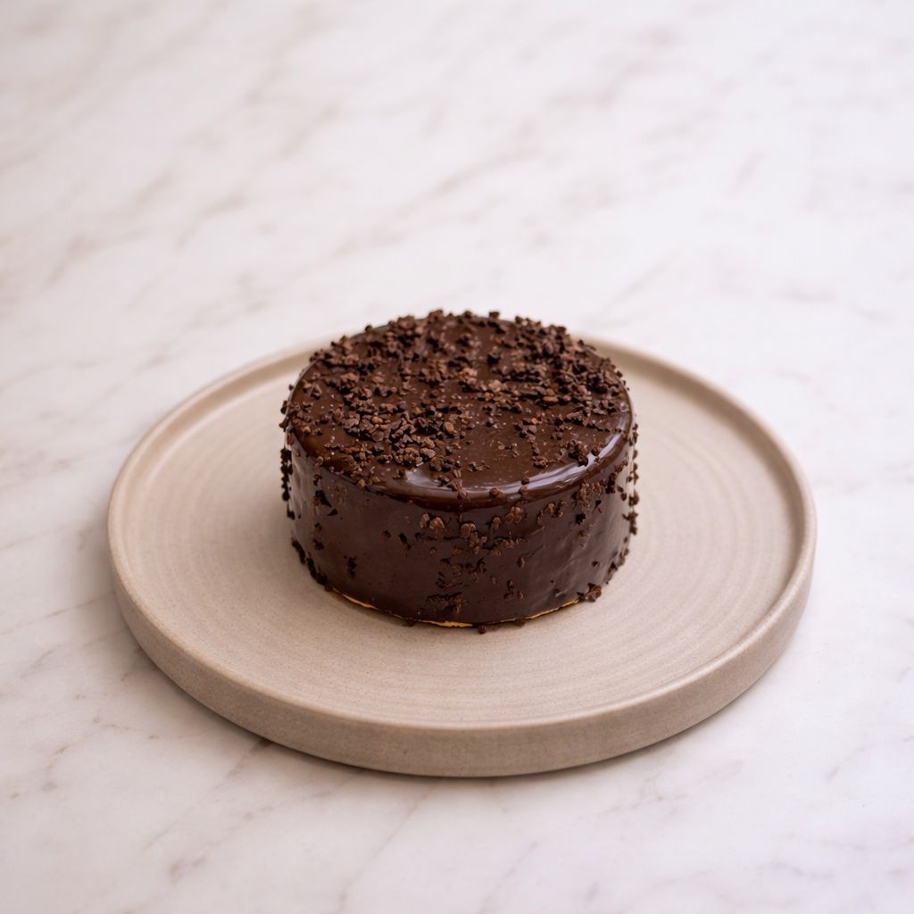 Crunch Noir - Fıstık Draje, Çikolata Sos, Çikolata Ganaj, Sponge Kek.