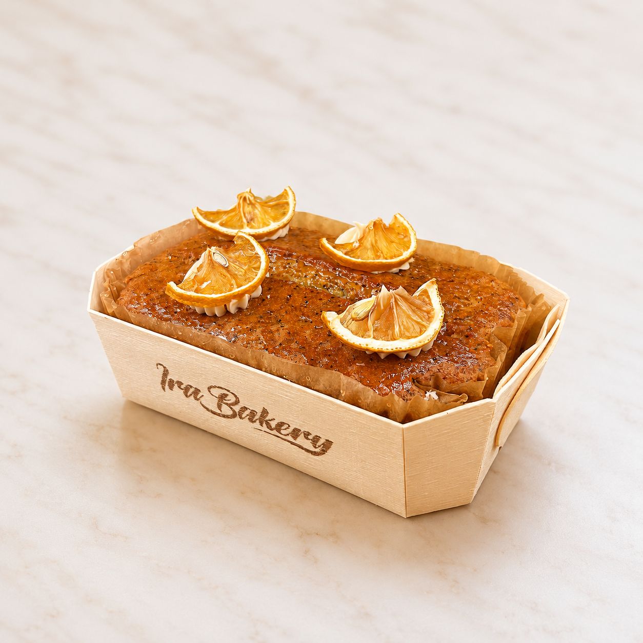Limonlu & Haşhaşlı Baton Kek - Organik Limon Aroması, Haşhaş.