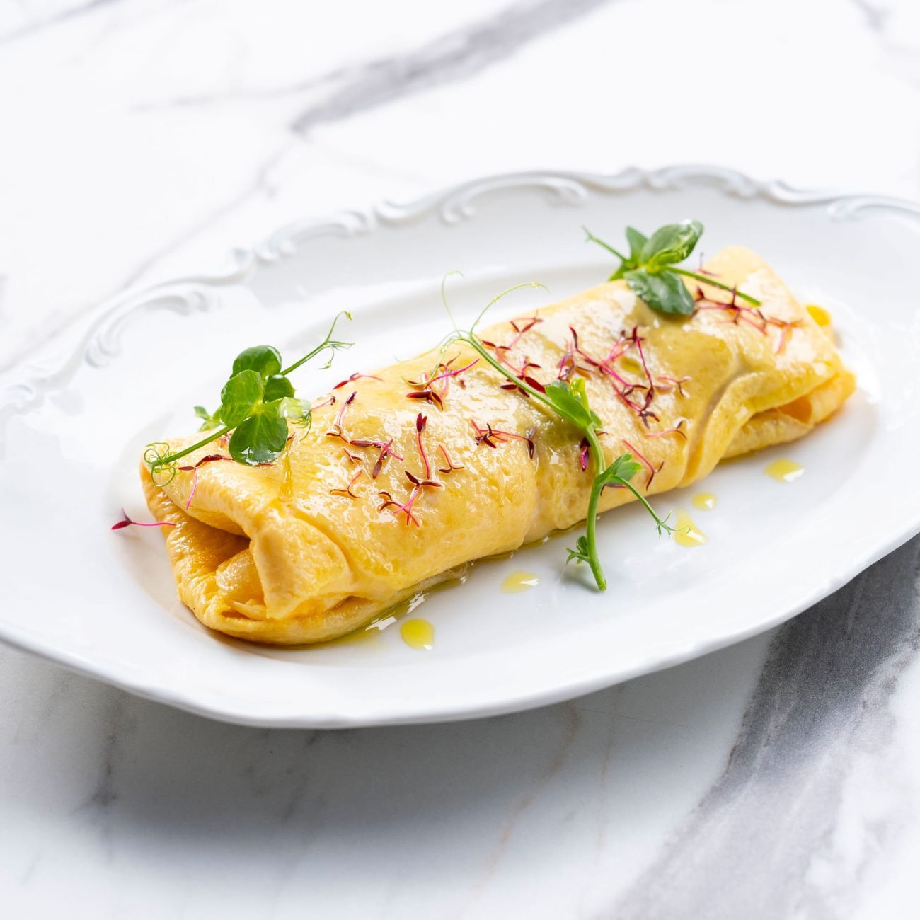 Mantarlı Omlet - Mantar, Yumurta, Tereyağı.