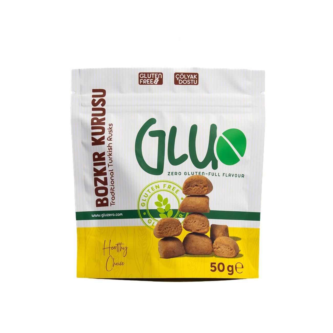 Bozkır Kurusu - Glutensiz Un, Karabuğday Unu, Tereyağı, Zeytinyağı, Süt, Sirke, Tuz, Tarçın, Mahlep Maya.