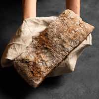 Ekşi Mayalı Baharatlı Ciabbatta