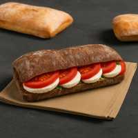 Mozarellalı Esmer Ciabatta Sandviç