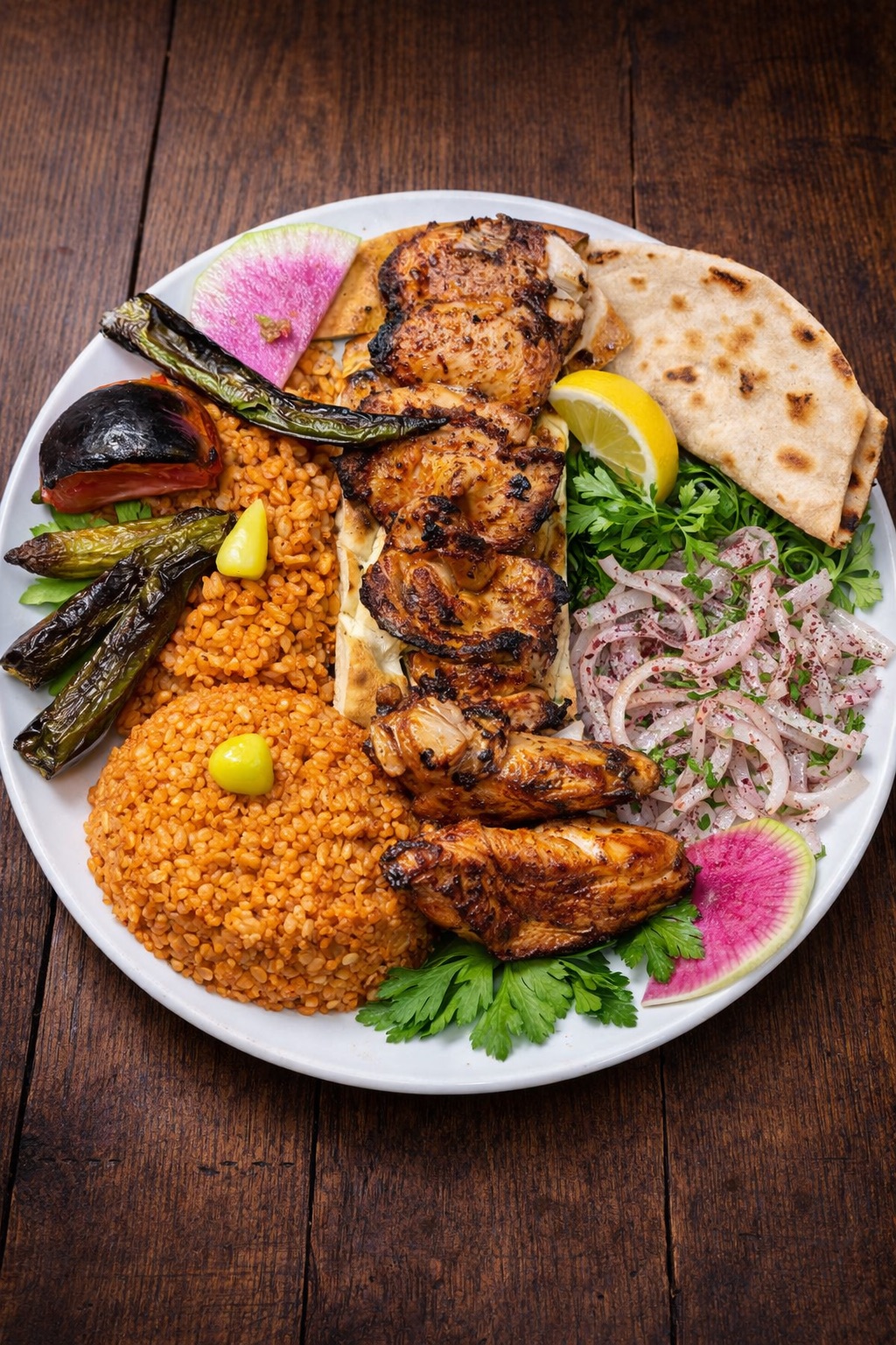 Special Piliç Izgara - Pirzolanın kemikten ayrılmış lokum lezzeti ; ızgarada yumuşacık pişirilir, yüksek gramajı ve zengin ikramlarımızla servis edlilir.