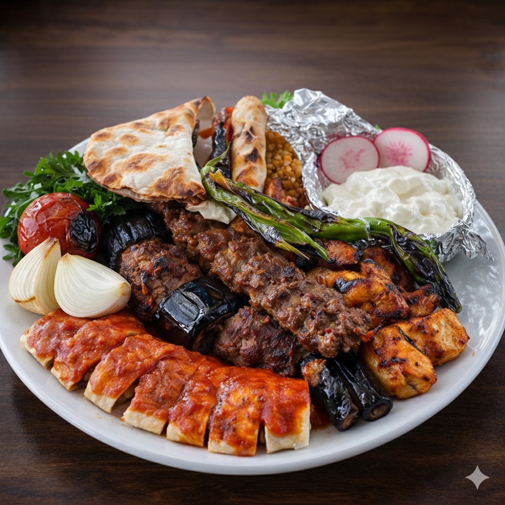 Şilan Special Karışık Izgara - Kararsız kalanlara özel... Şilan mutfağının zirvesi , bol ve doyurucu duble porsiyon; zengin  ikramlarımızla servis edilir.