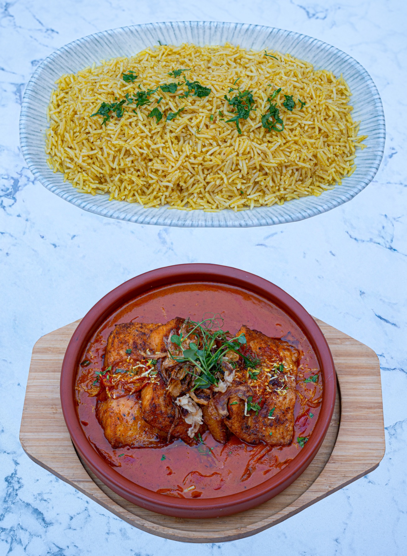 سمك سيباس بالصوص الخاص