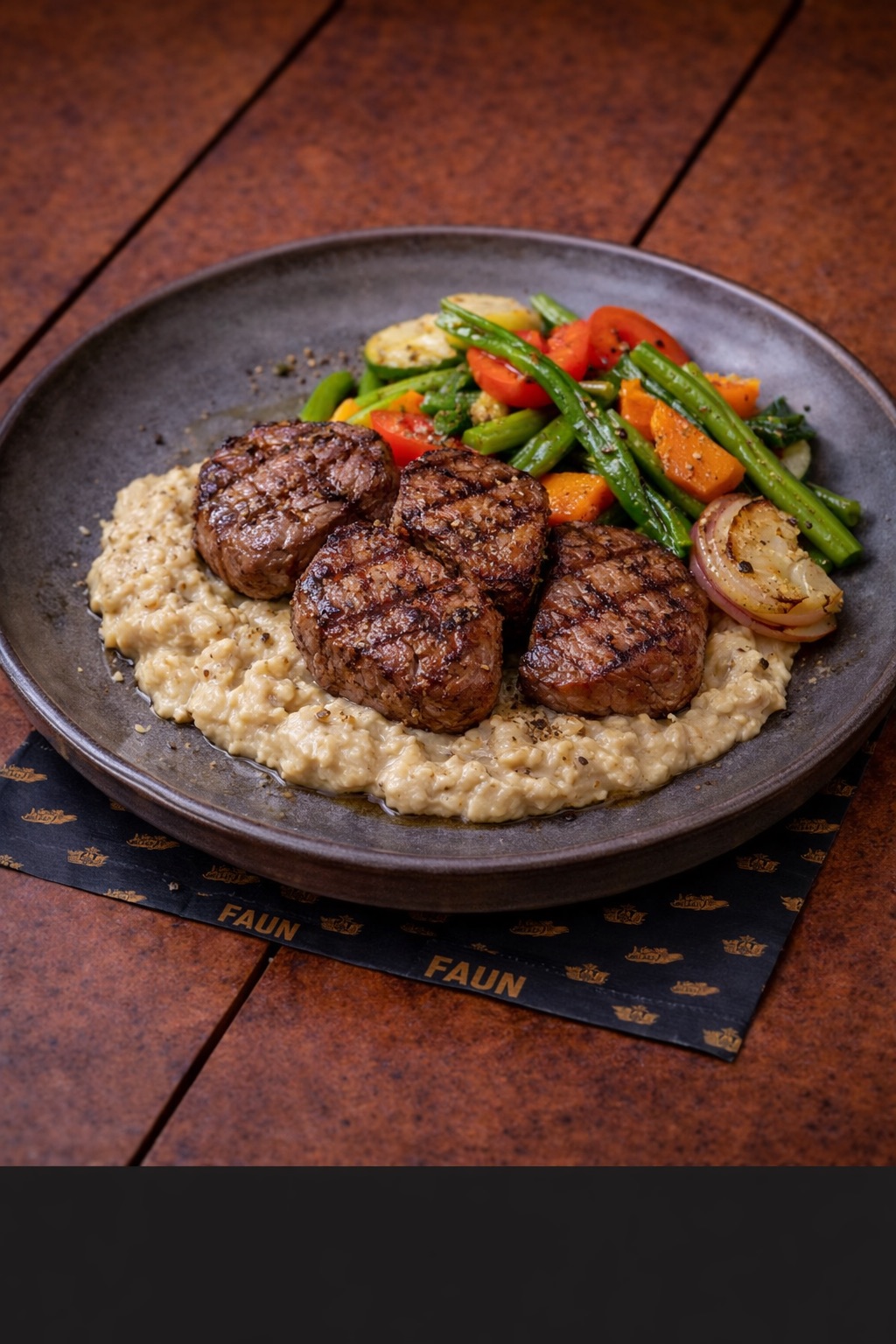 Dana Bonfile - 250 gr Dana Bonfile, Beğendi, Sebze Sote