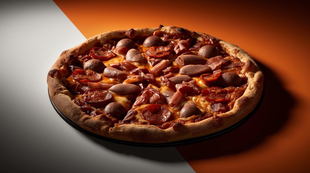 بيتزا مونستر (لحم)