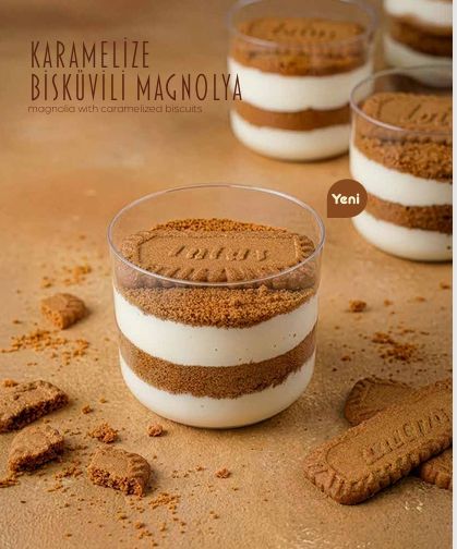 KARAMELİZE BİSKÜVİLİ MAGNOLYA - 
