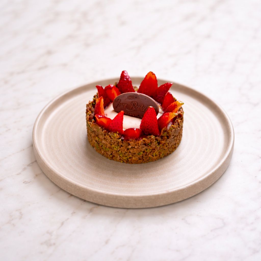 Pera - Krep Kırığı, Antep Fıstığı, Sütlü Belçika Çikolatası, Profiterol Sos, Pera Muss.