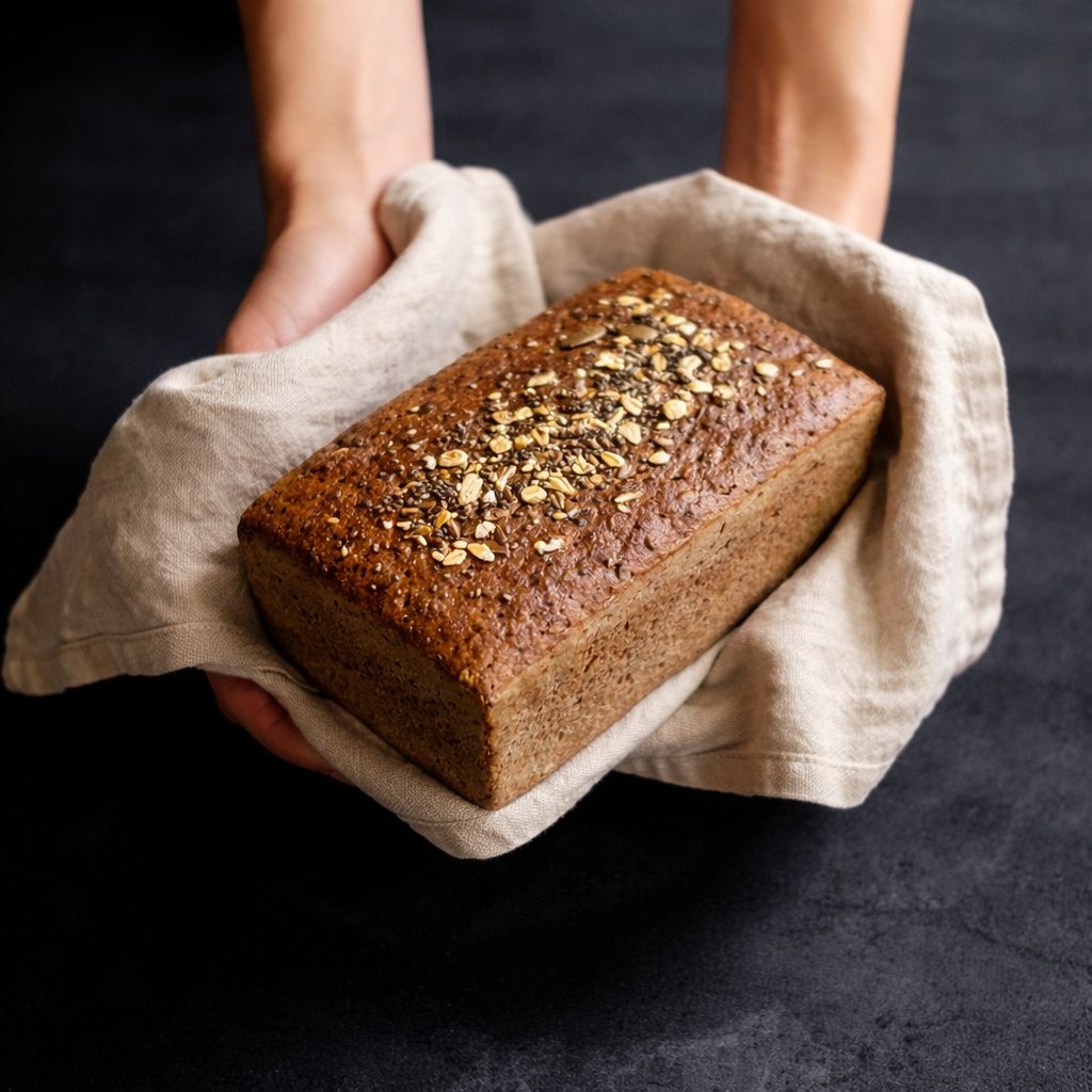 Tam Karabuğday Ekmeği - Karabuğday Unu, Keten Tohumu, Chia Tohumu. 650gr.