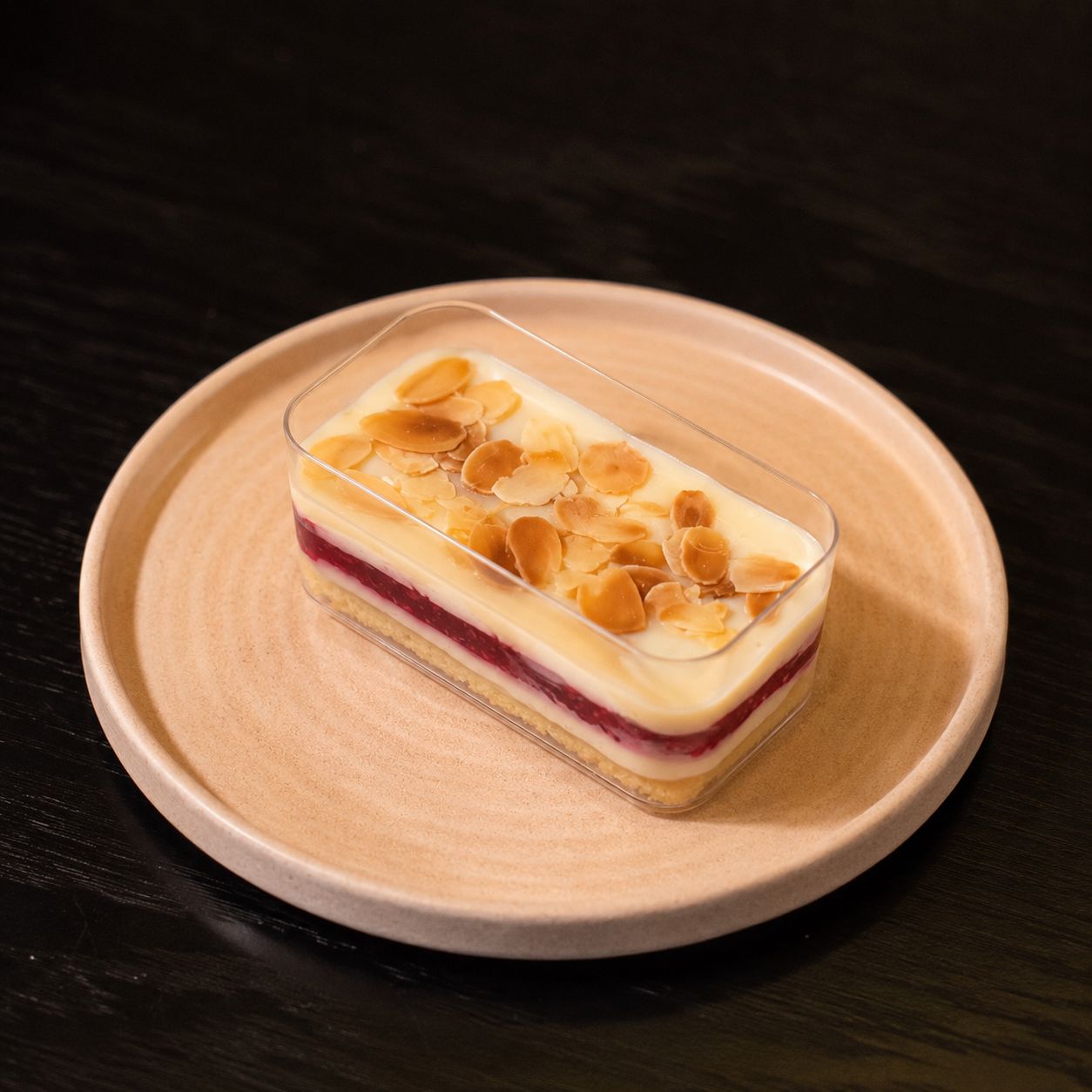 Glutensiz Limonlu Frambuazlı Parfe - Glutensiz Limon Mousse, Glutensiz Pandispanya, Frambuaz Sorbe, File Badem