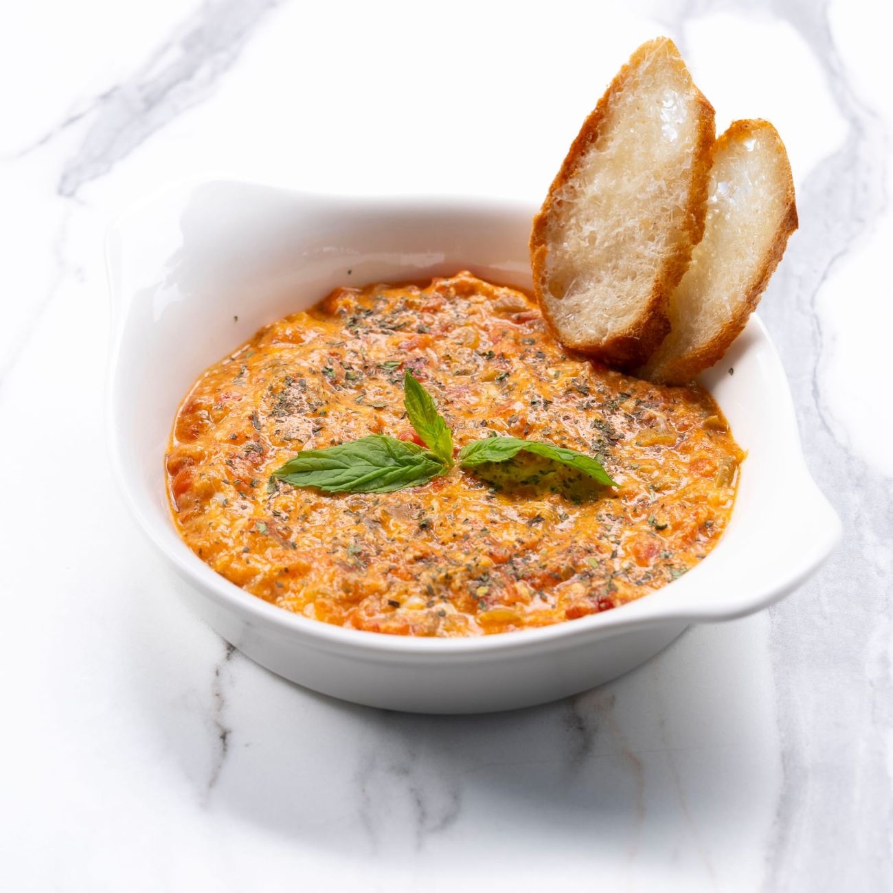 Menemen - Domates, Biber, Yumurta, Nane, Baget Ekmek.