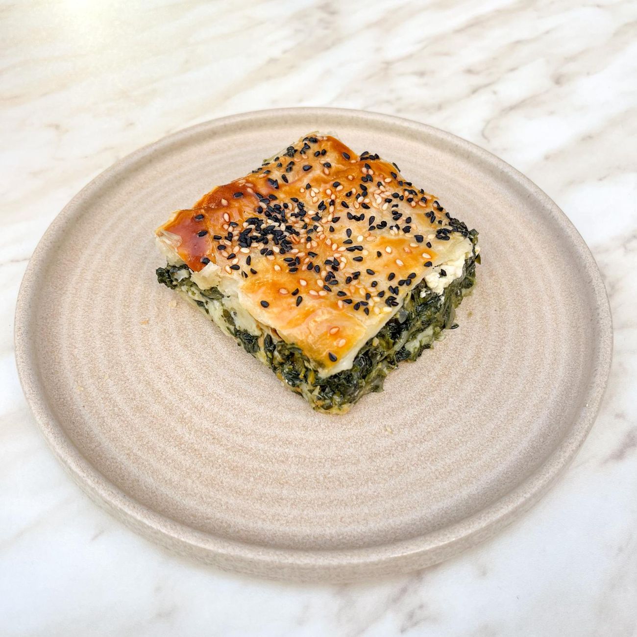 Ispanaklı Peynirli Börek - Ispanak, Beyaz Peynir.