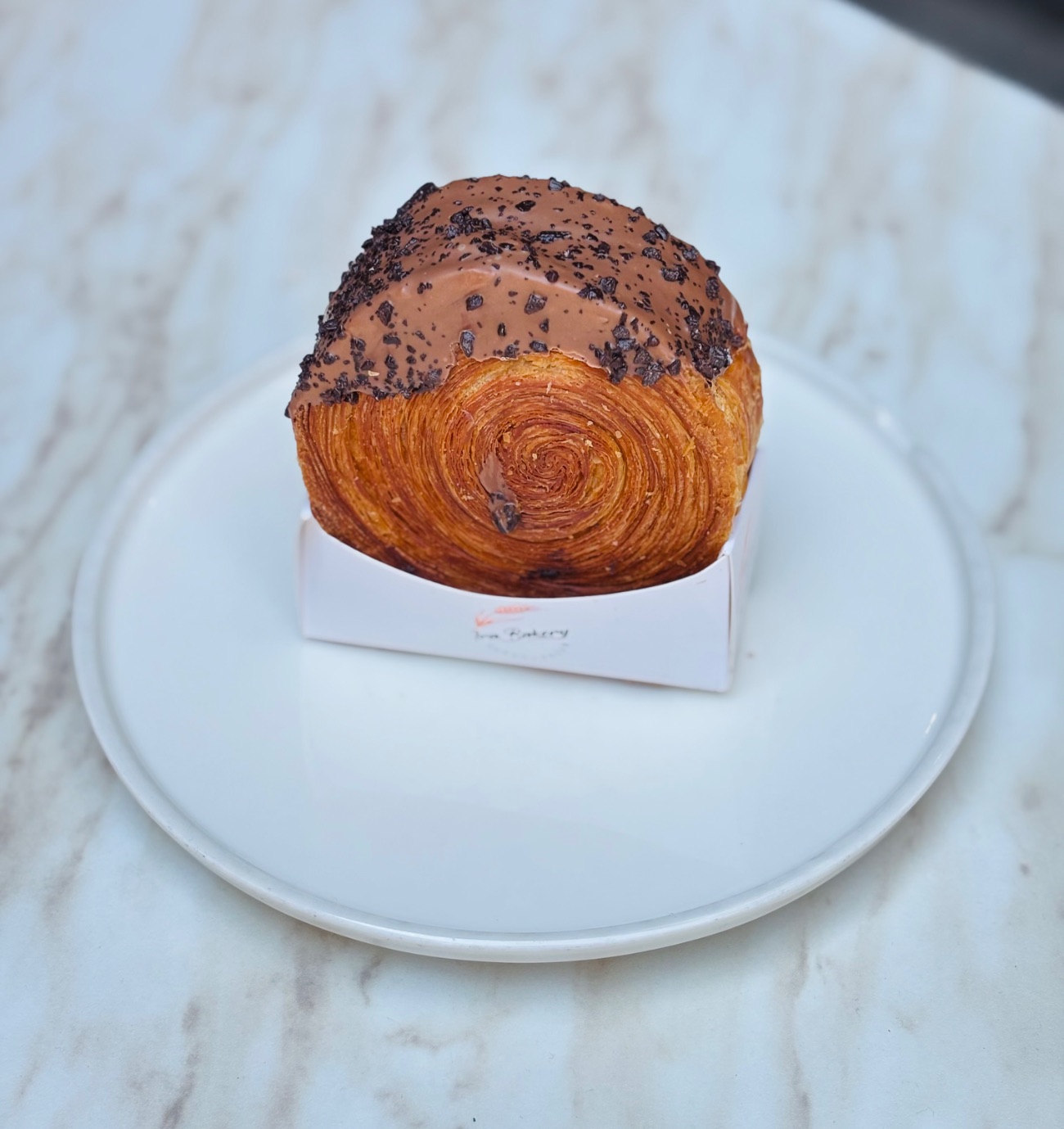 Çikolata Dolgulu Roll Kruvasan - 