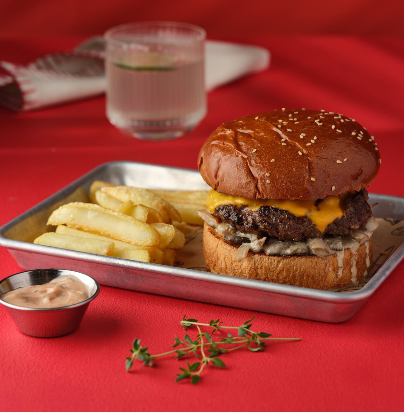 Mantar Soslu Burger