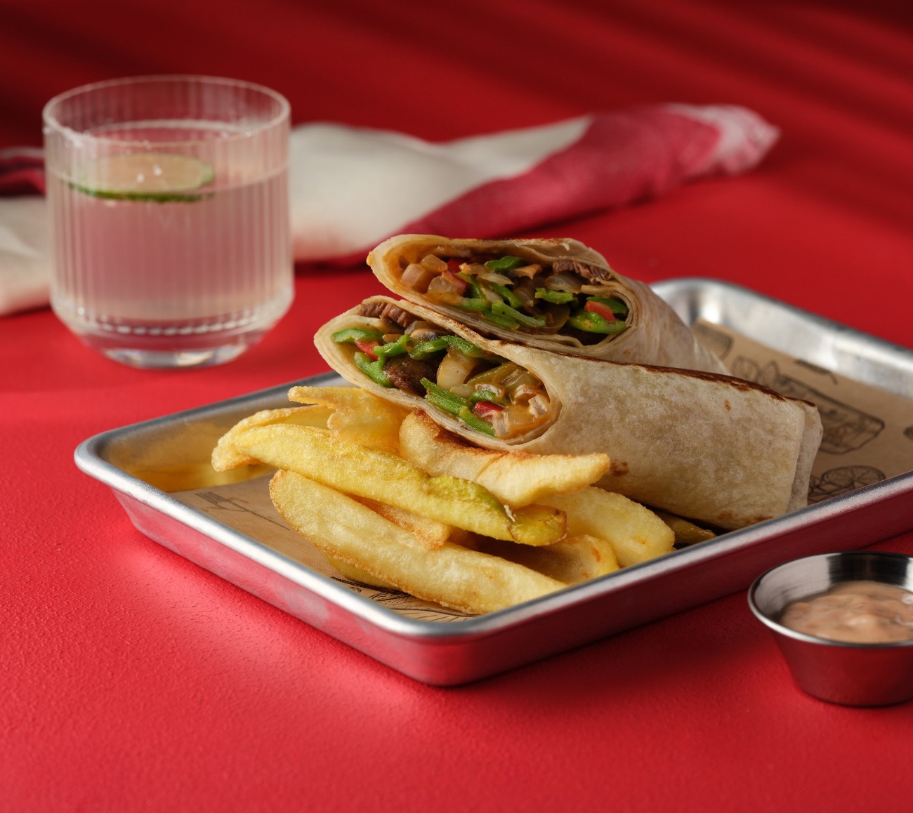 Biftekli wrap