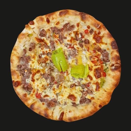 Kuşbaşılı Yuvarlak Pide - Kuşbaşı, Sebze, Tereyağı, Çıtır Hamur, İsteğe Bağlı Yumurta