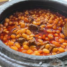 Güveçte Kurufasulye - Etli İspir Kurufasulye