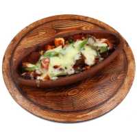 Kiremitte Kaşarlı Köfte