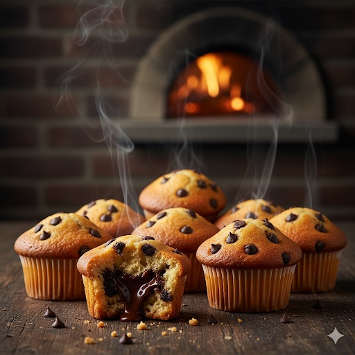 كب كيك كاكاو حبيبات