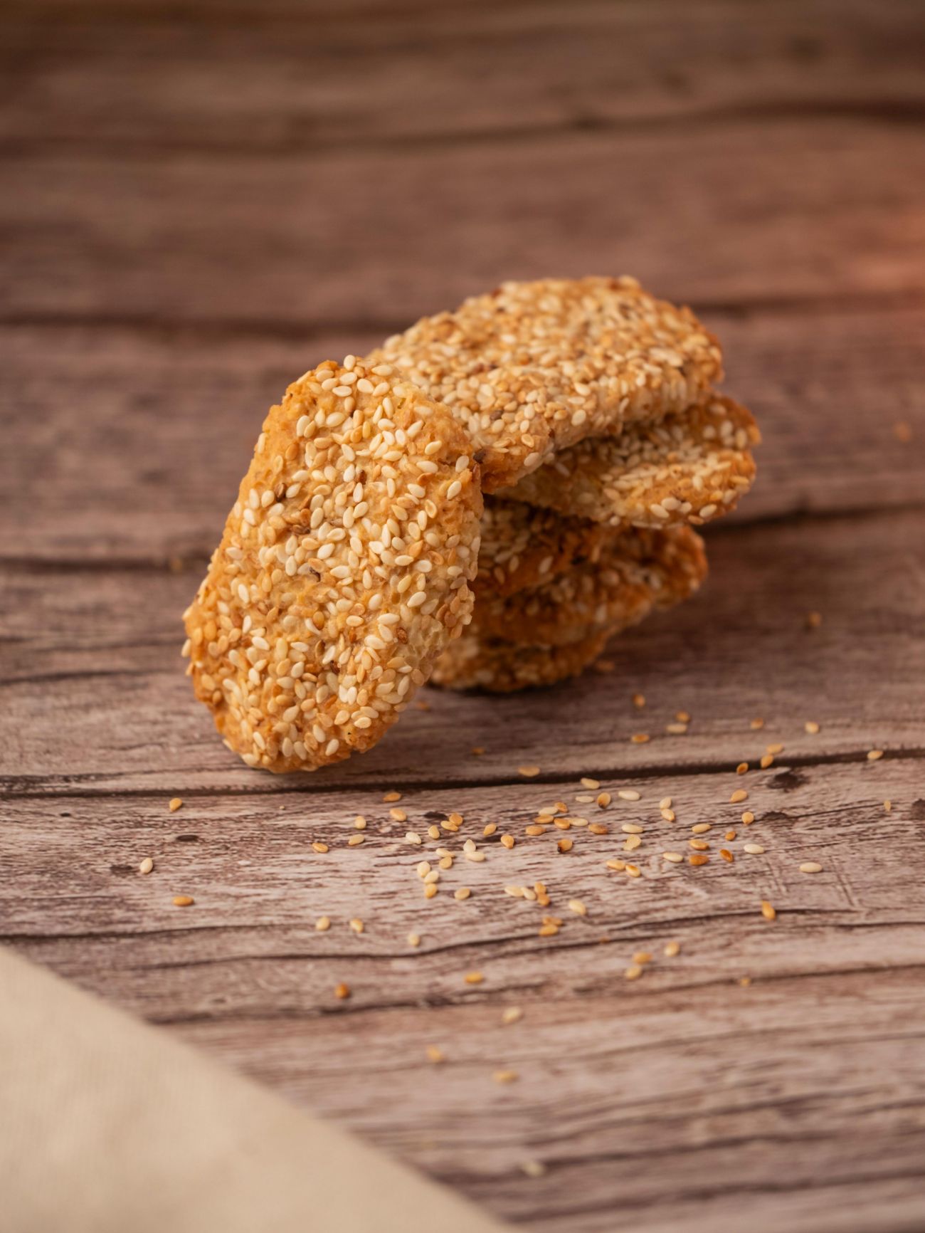 كعك بالسمسم