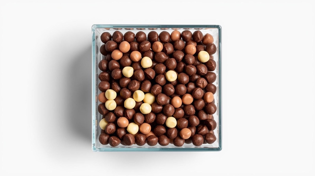 علبة حبيبات كاكاو