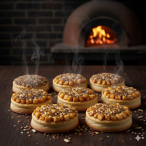 مقرمشات بذور صحية بالتفاح