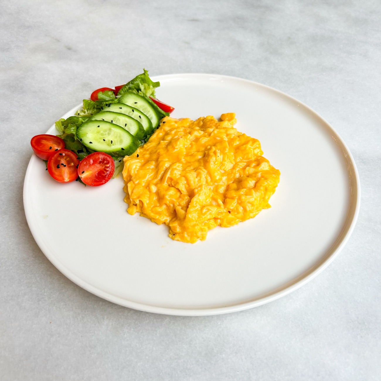 Çırpılmış Yumurta - +Peynir 35₺ +Mantar 35₺ +Sucuk 50₺ +Füme Etli 50₺