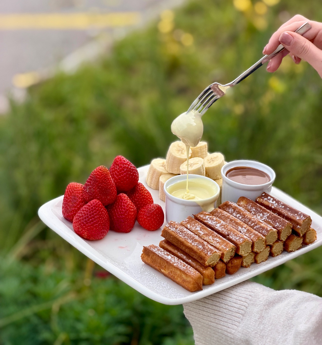 Waffle Fondue