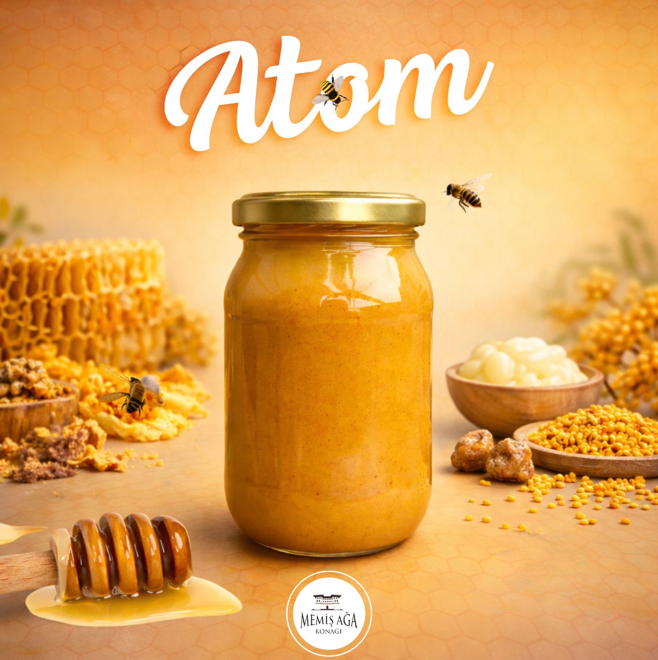 Muhteşem 4'lü 450 Gr - (POLEN-PROPOLİS-ARISÜTÜ-BAL)