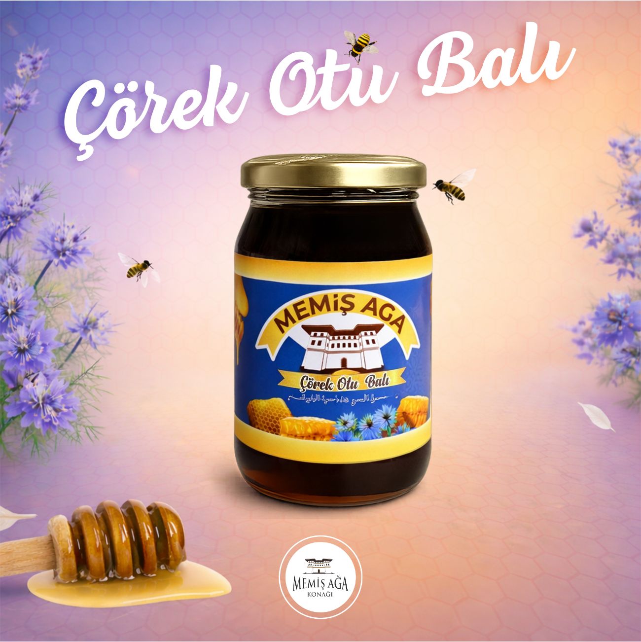 Çörek Otu Balı 1000 Gr - 