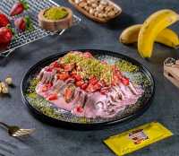 Çilek festivali waffle küçük boy