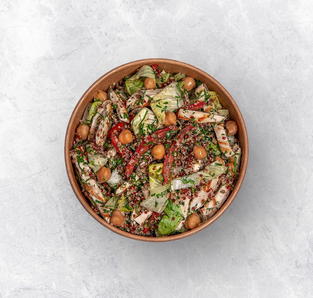 Grilled Chicken Qinuoa Salad