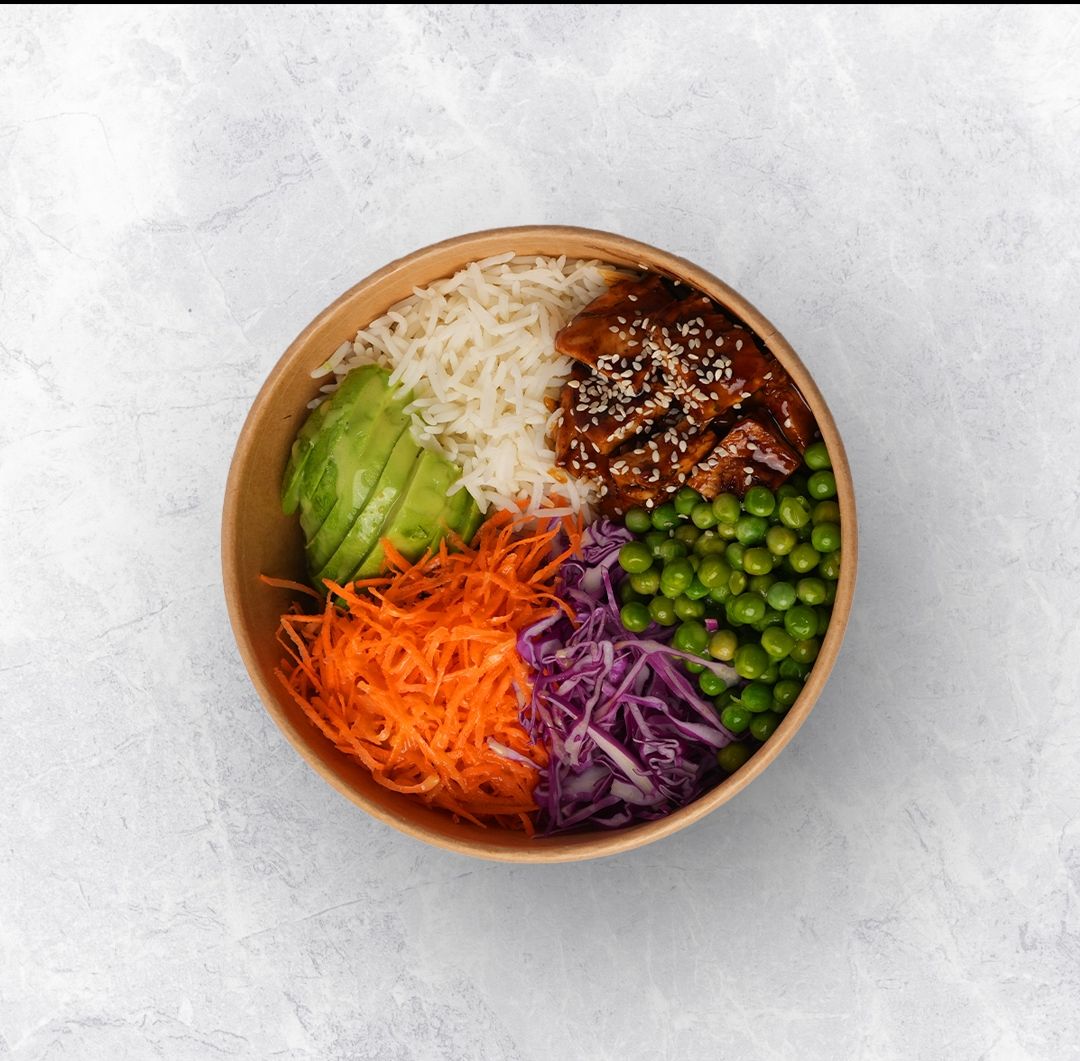 Chicken Teriyaki Poke Bowl
