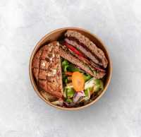 برغر لحم بقري صحي