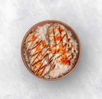 صدر دجاج مشوي مع الأرز