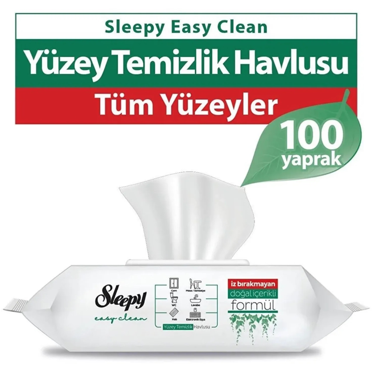 Sleepy Yüzey Temizlik Havlusu 100lü - 