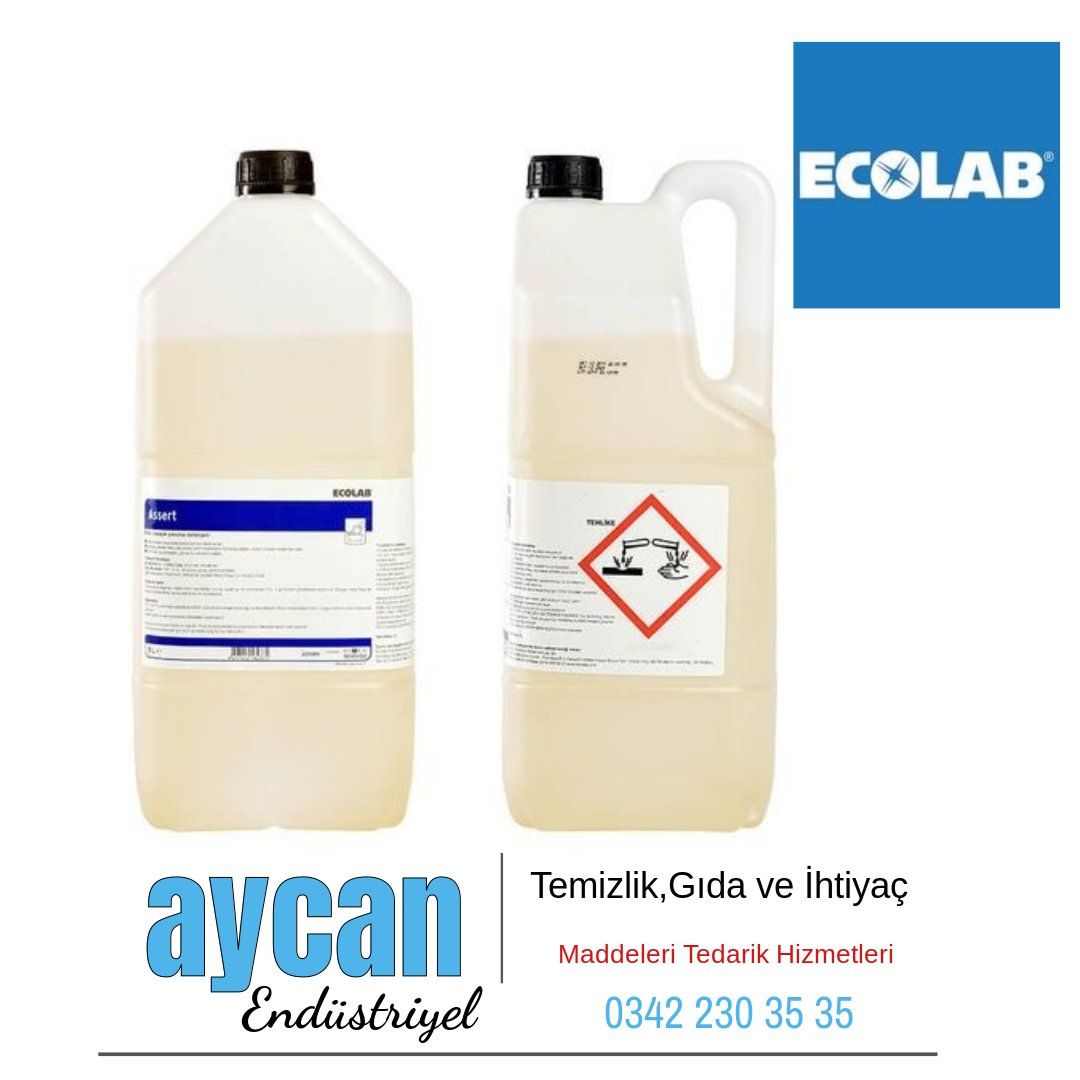 Ecolab Assert Elde Bulaşık Deterjanı 5Lt - 