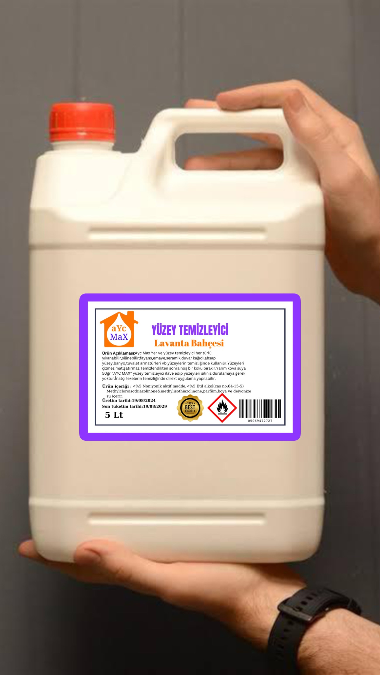 Ayc Max Genel Temizlik Lavanta 5 lt - 