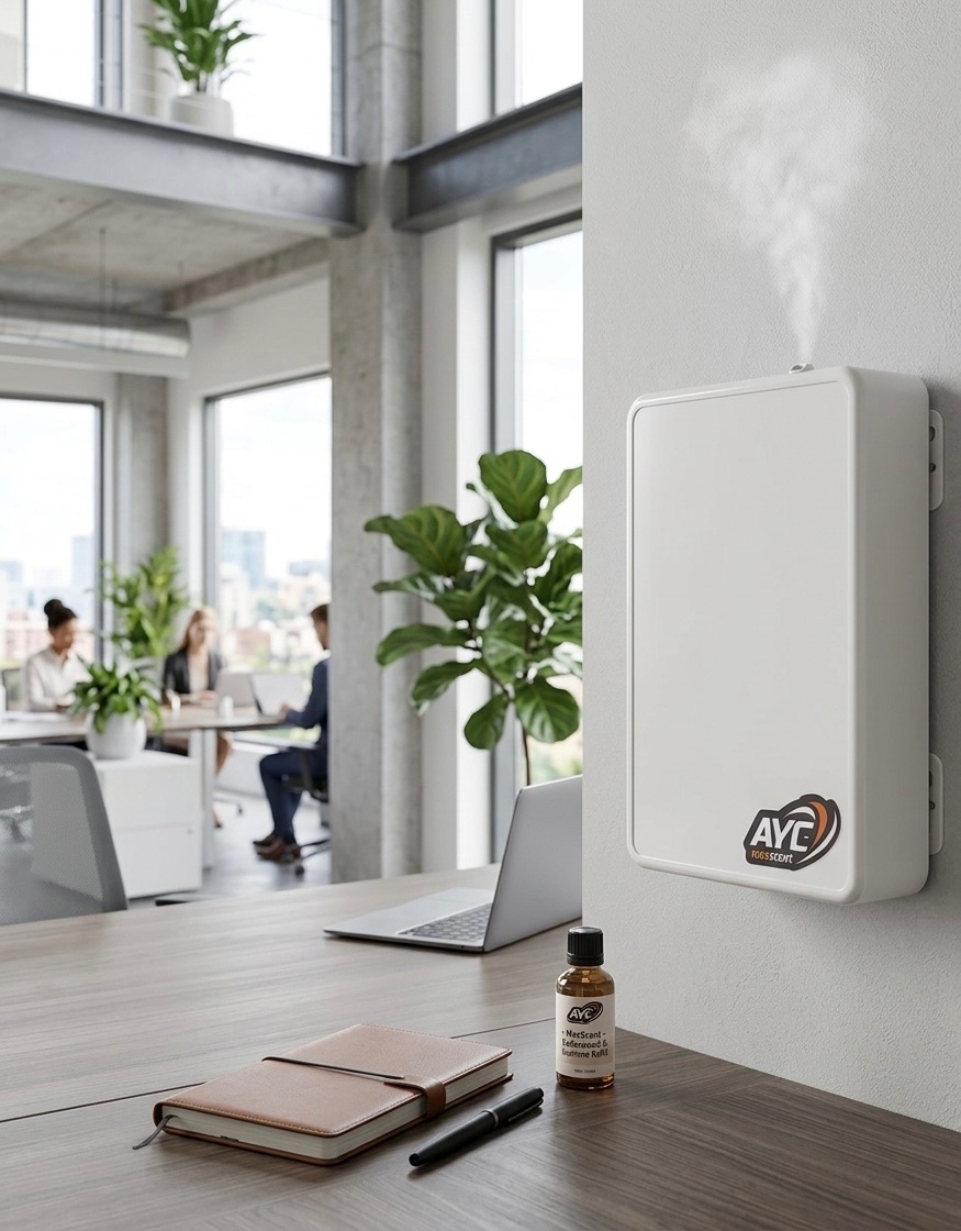 Ayc MaX Scent 1 Beyaz - 5 m2 ile 300m2 arasındaki Tüm Mekanları orijinal yağ bazlı esansları ile kısa sürede difüze ederek çok hoş kalıcı kokular elde edebilirsiniz