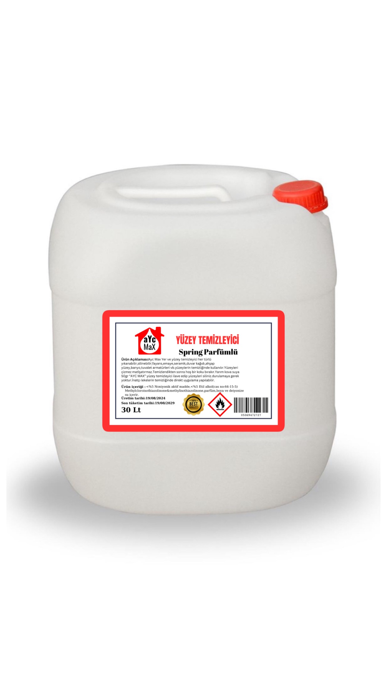 Ayc Max Genel Temizlik Spring 30 lt - 